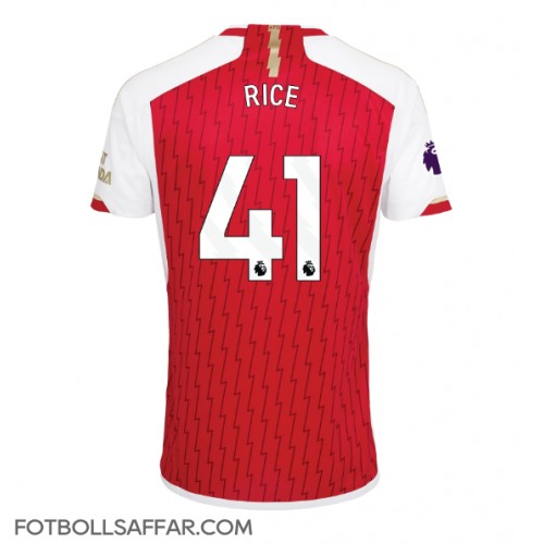 Arsenal Declan Rice #41 Hemmatröja 2023-24 Kortärmad